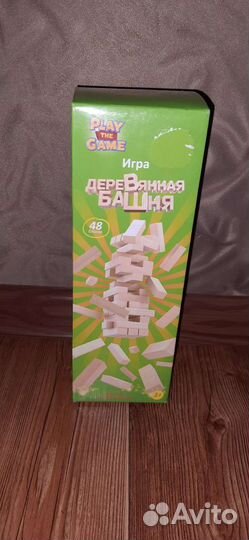 Настольная игра деревянная башня