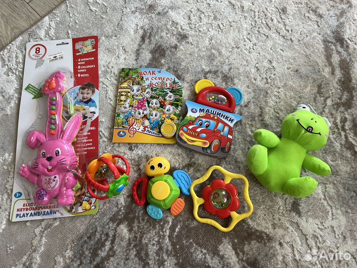 Игрушки погремушки грызунки