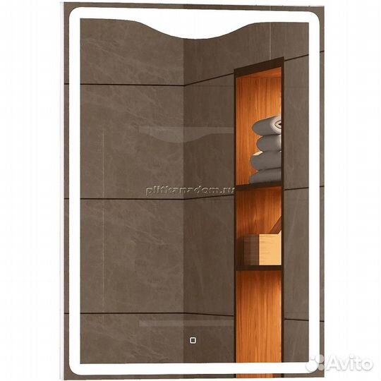 Зеркало Континент Amaze LED 600x800 с подсветкой с сенсорным выключателем злп481