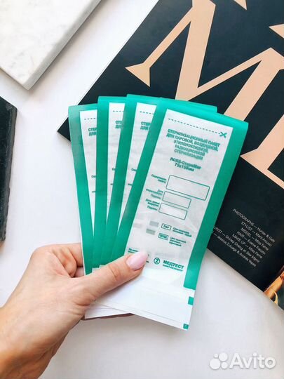 Крафт пакеты для стерилизации 75 на 150 мм