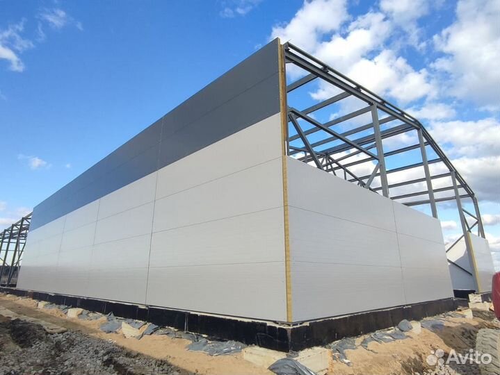 Каркас металлического ангара 60*24*7,5