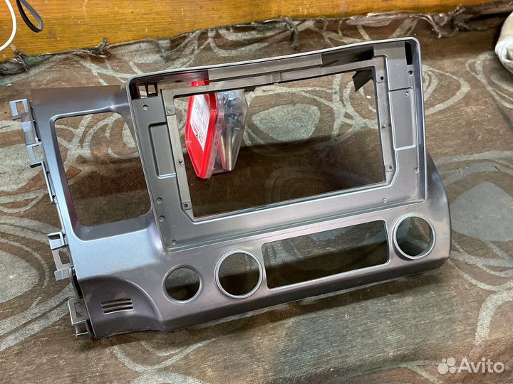 Рамка для 2 din магнитолы хонда цивик 4д