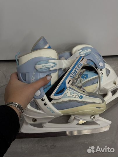 Коньки детские раздвижные 34 37