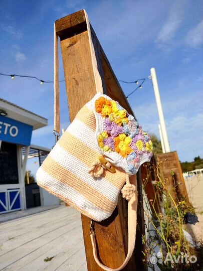 Рюкзак женский вязаный