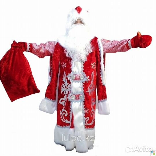 Костюм деда мороза и снегурочки оптом/розница