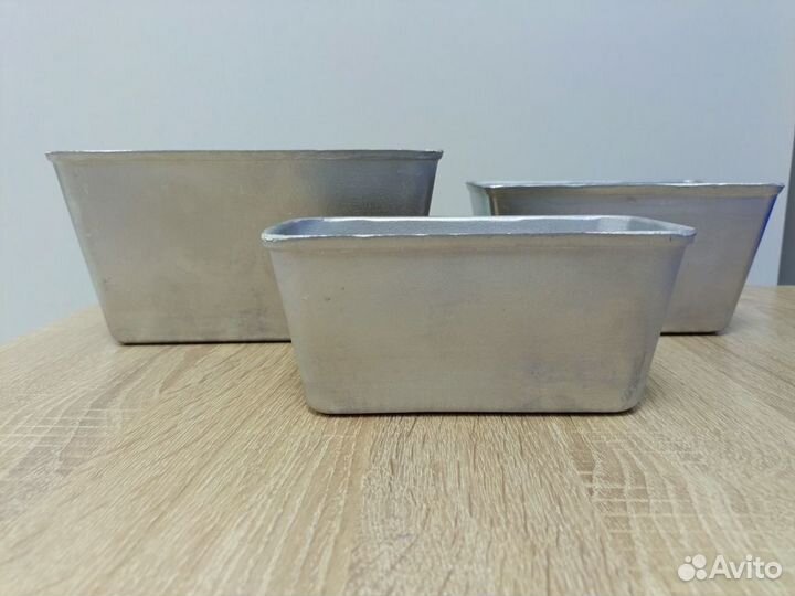 Форма для выпечки хлеба 3шт новые