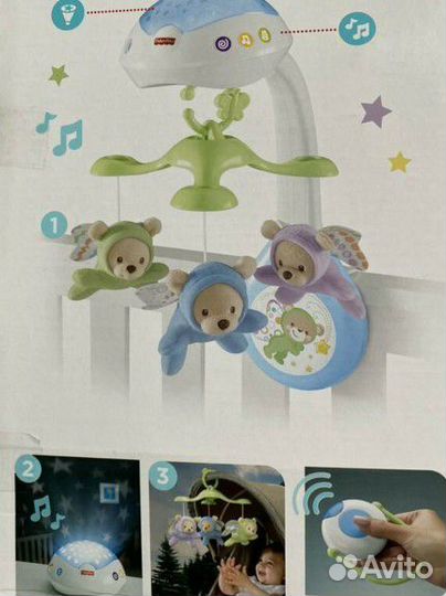 Мобиль на кроватку fisher price