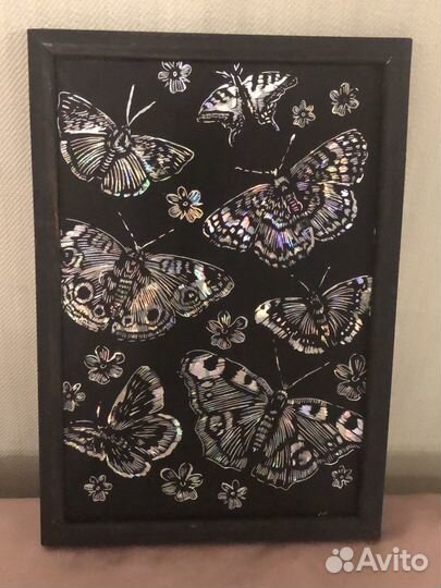 Панно бабочки