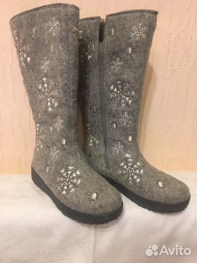 Валенки женские 37 размер. Натуральный материал