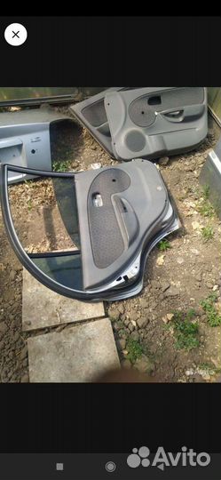 Двери на кия Рио 1 поколение рестайлинг комплектом