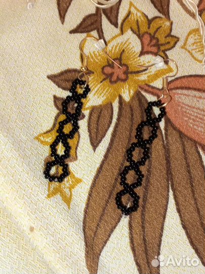 Серьги из бисера