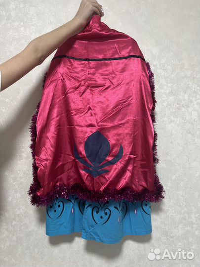 Костюм Эльзы карнавальный платье 110 122