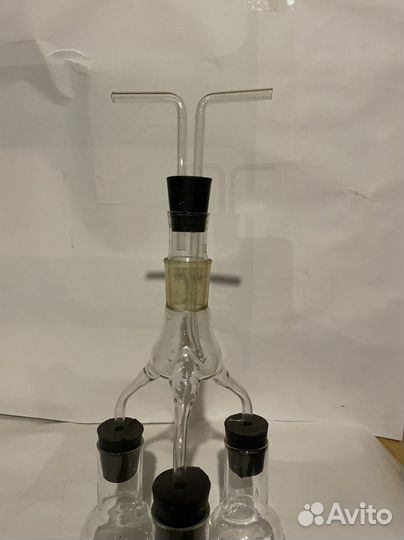 Алонж паук с колбами 100 мл новый