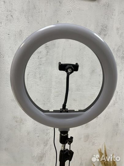 Кольцевая лампа 30 см со штативом
