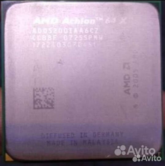 Процессор amd athlon 64 x2 5200
