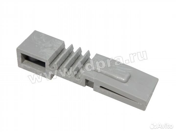 Прищепка для корзины серая