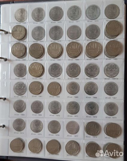 Альбом с монетами СССР