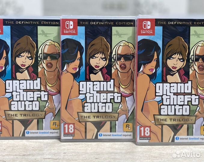 GTA The Trilogy (Новый Картридж) Nintendo Switch