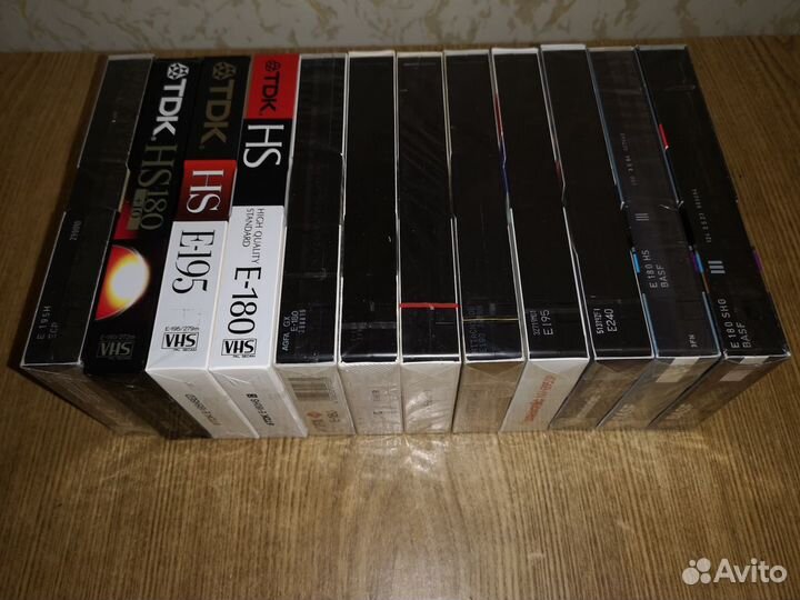 Видеокассеты vhs новые