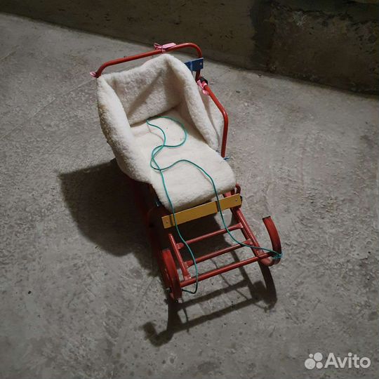 Детские зимние санки