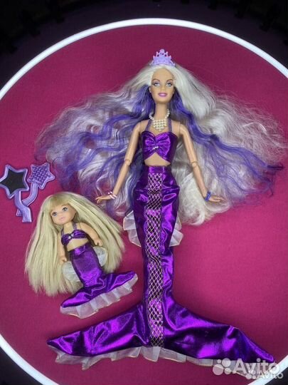 Кукла barbie русалка 2000х