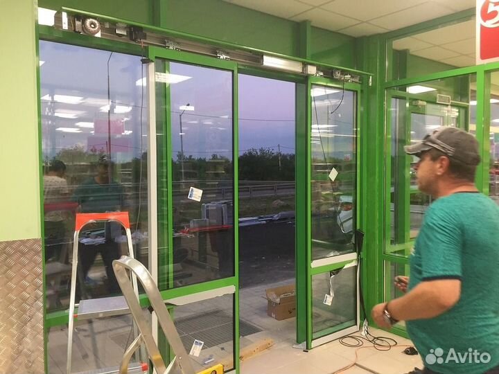 Ремонт автоматических (раздвижных) дверей