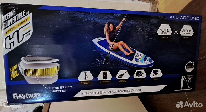 SUP-доска-каяк 