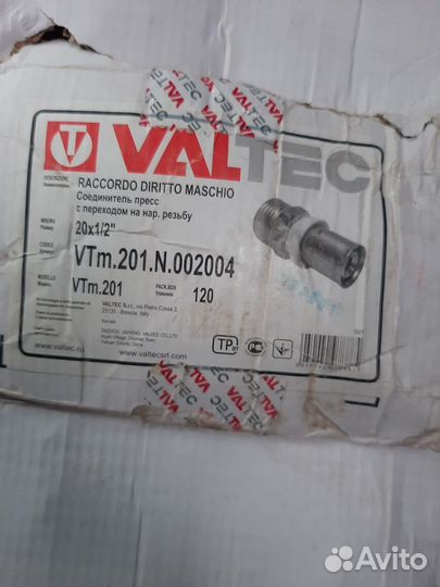Соединитель пресс Valtec 20x1/2