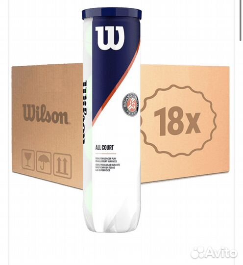 Теннисные мячи Wilson roland garros