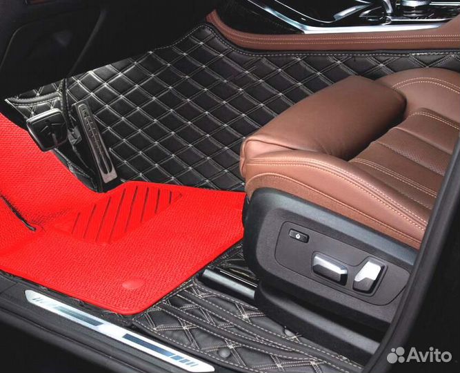 3D Коврики Infiniti QX80 Высокие Борта Экокожа