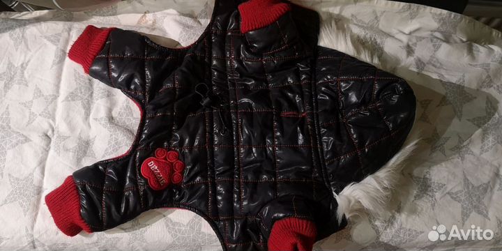 Зимний комбинезон костюм для маленькой собачки