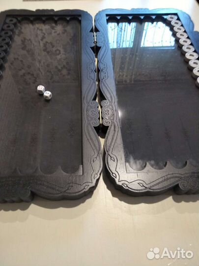 Нарды со стеклянным полем