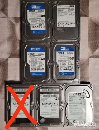 Жесткие диски HDD