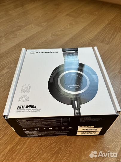 Audio-Technica ATH-M50X проводные (б\у месяц)