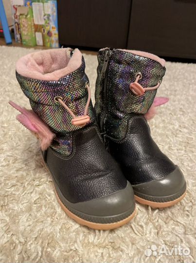 Зимние сапожки детские на девочку