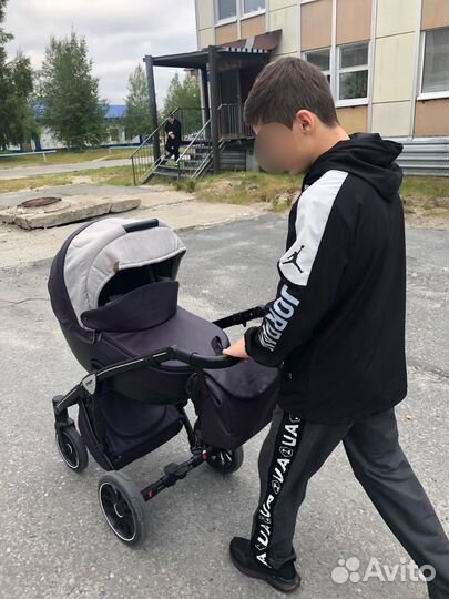 Коляска anex sport 2 в 1 эко кожа