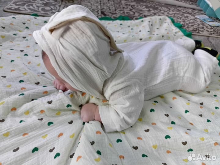 Комбенизон с ушками зайчика