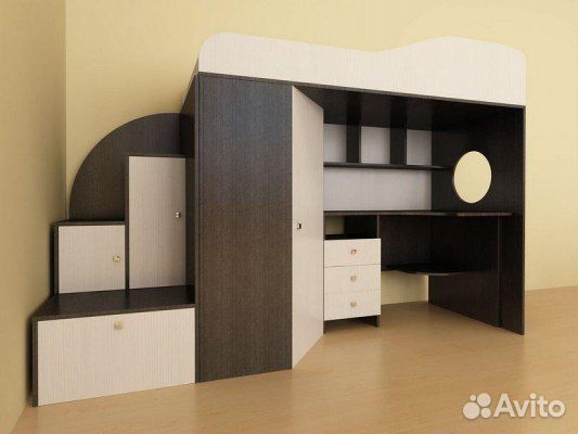 Детская кровать чердак