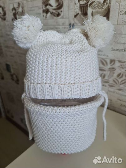 Шапка и снуд для девочки Zara 2-3 года