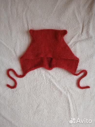 Шапка чепчик рожки-ушки