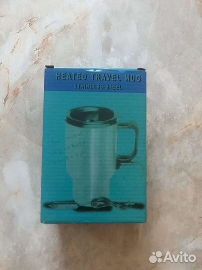 Автомобильная термо кружка с прикуривателем