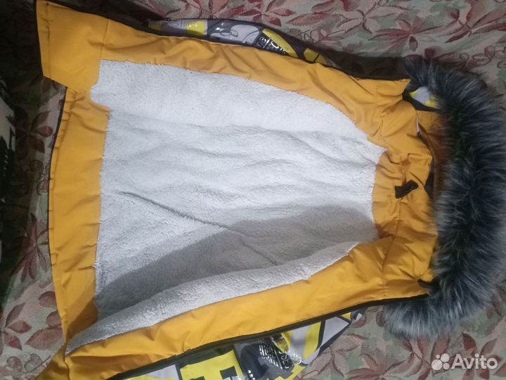 Куртка зимняя для мальчика 140 146