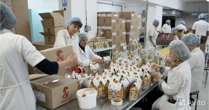 Москва Вахта Упаковщик /грузчик сладких подарков