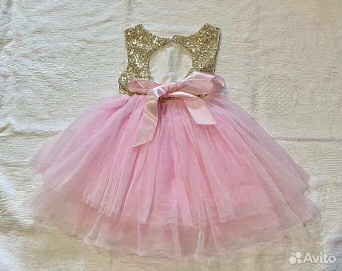 Нарядное платье для девочки 86