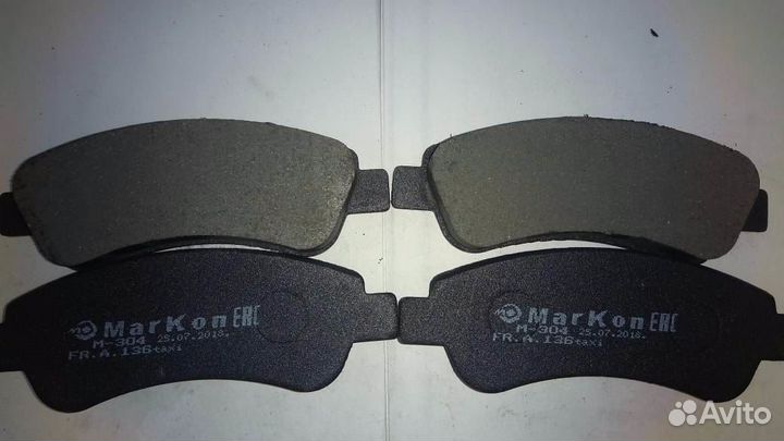 Колодки передние Citroen C4, Peugeot 207, 307