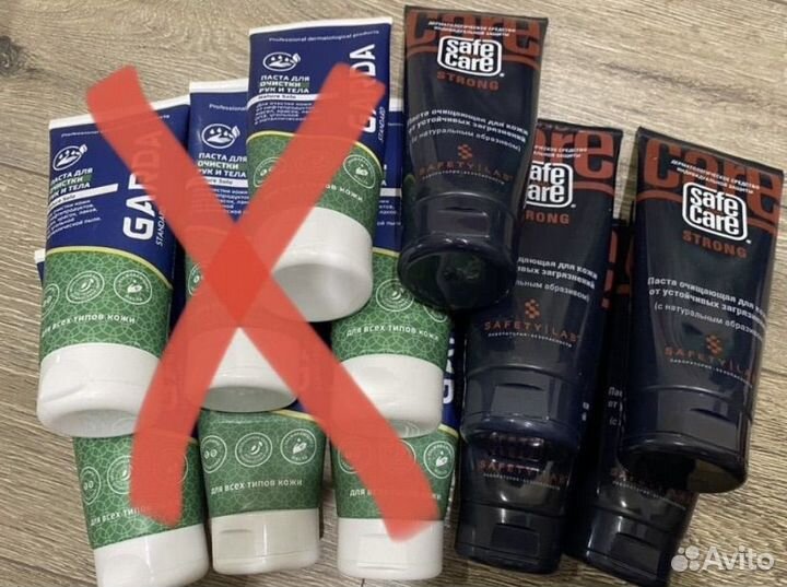 Очищающая паста для рук и крем