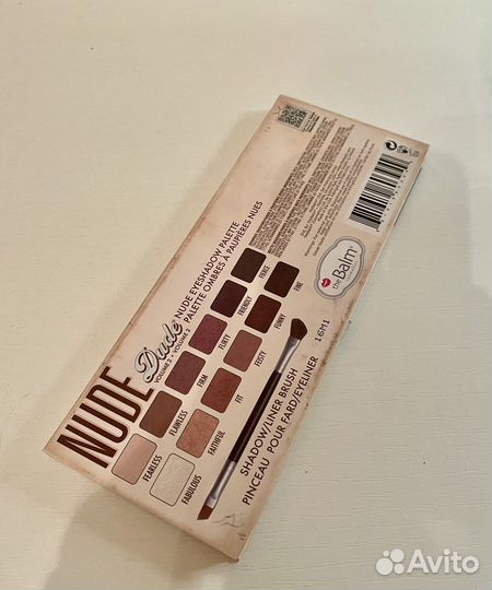 Палетка теней The balm nude dude 2
