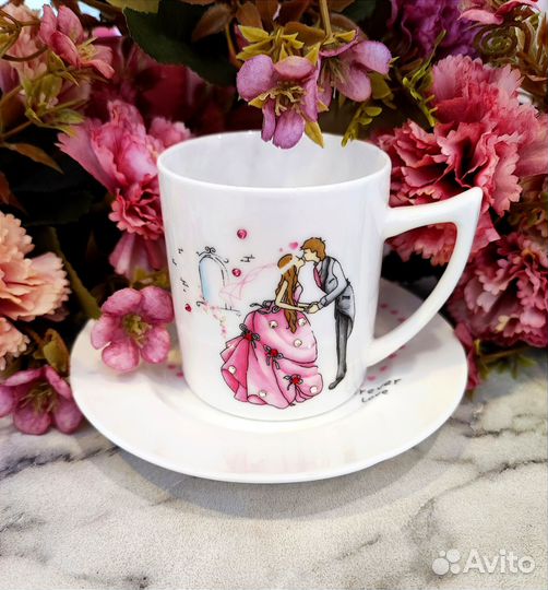 Чашка с блюдцем