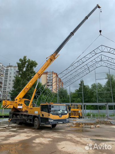 Аренда и услуги автокрана, 30 т, 39 м, с гуськом 9 м
