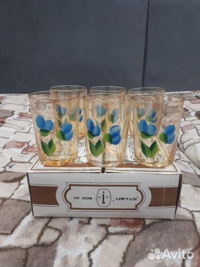 Рюмки, стаканы